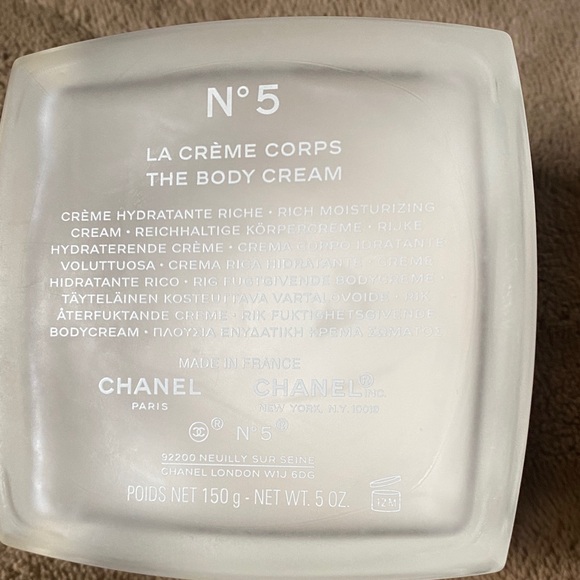 CHANEL No. 5 Body Cream in White and Black EMPTY! - Picture 3 of 4